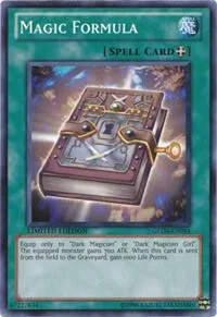 Magic Formula GLD4-EN044 Yu-Gi-Oh card from Gold Series 4: Pyramids Edition