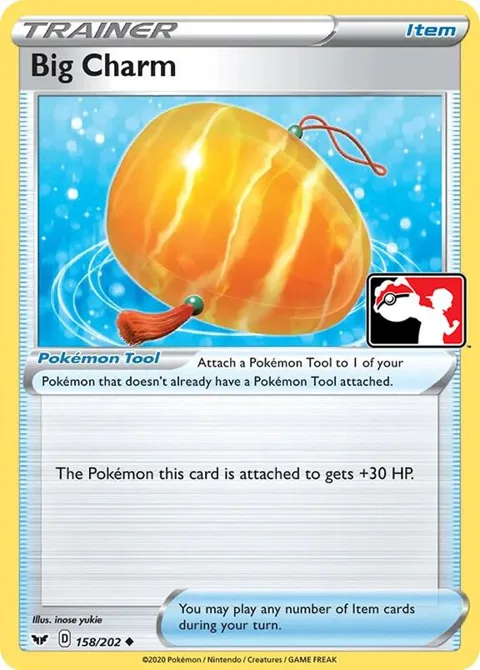 Big Charm #158/202 Pokémon card from Prize Pack Series Cards