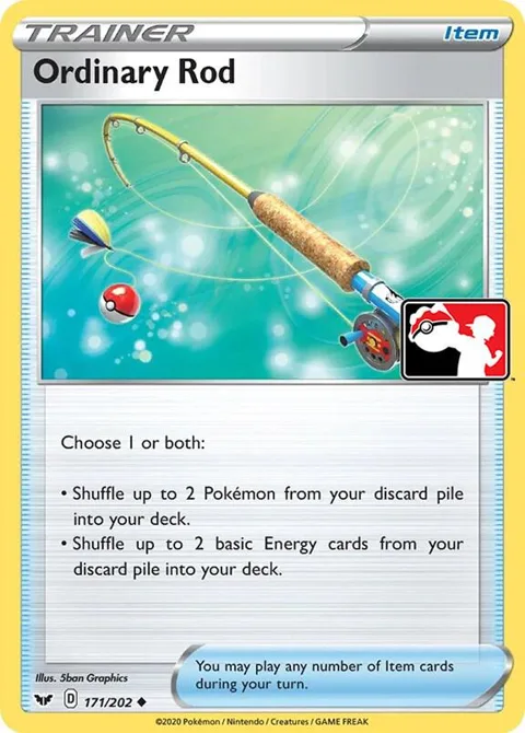 Ordinary Rod #171/202 Pokémon card from Prize Pack Series Cards