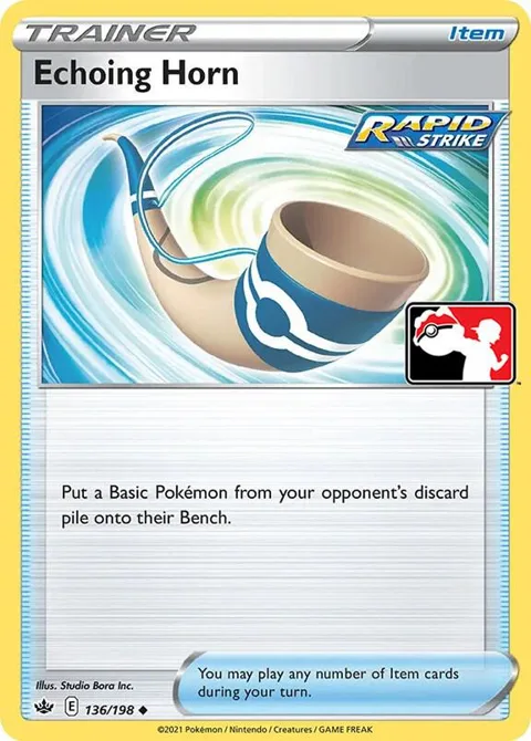 Echoing Horn #136/198 Pokémon card from Prize Pack Series Cards