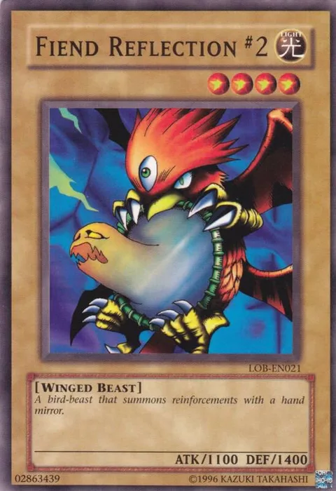 Fiend Reflection #2 LOB-EN021 Yu-Gi-Oh card from Legend of Blue Eyes White Dragon (Worldwide English)