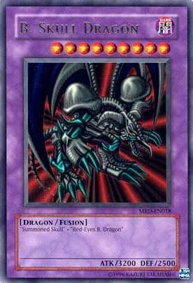 B. Skull Dragon MRD-EN018 Yu-Gi-Oh card from Metal Raiders (Worldwide English)