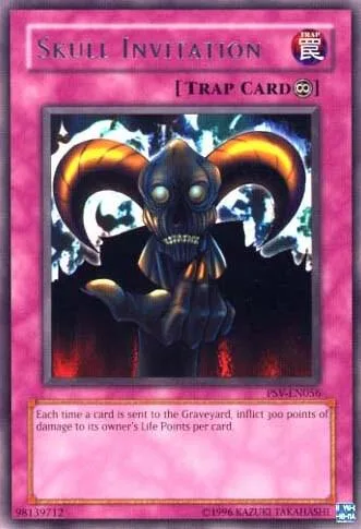 Skull Invitation PSV-EN056 Yu-Gi-Oh card from Pharaoh's Servant (Worldwide English)