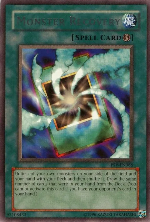 Monster Recovery PSV-EN066 Yu-Gi-Oh card from Pharaoh's Servant (Worldwide English)