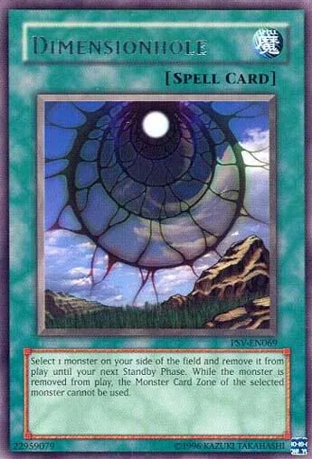 Dimensionhole PSV-EN069 Yu-Gi-Oh card from Pharaoh's Servant (Worldwide English)