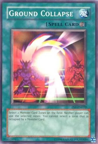 Ground Collapse PSV-EN070 Yu-Gi-Oh card from Pharaoh's Servant (Worldwide English)