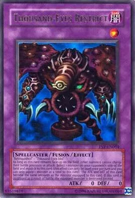 Thousand-Eyes Restrict PSV-EN084 PSV-EN Unlimited Ultra Rare Yu-Gi-Oh card from Pharaoh's Servant (Worldwide English)