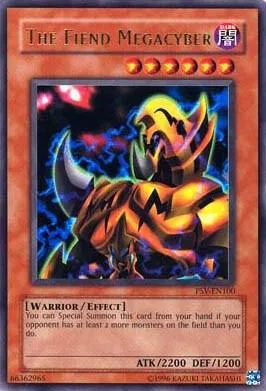 The Fiend Megacyber PSV-EN100 PSV-EN Unlimited Ultra Rare Yu-Gi-Oh card from Pharaoh's Servant (Worldwide English)