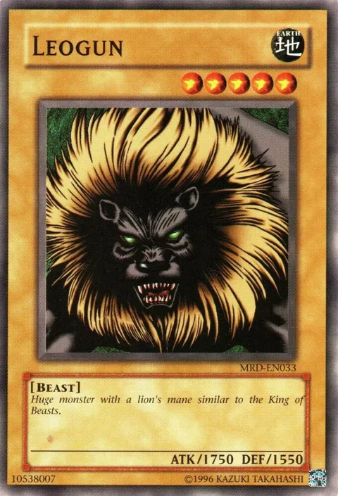 Leogun MRD-EN033 Yu-Gi-Oh card from Metal Raiders (Worldwide English)