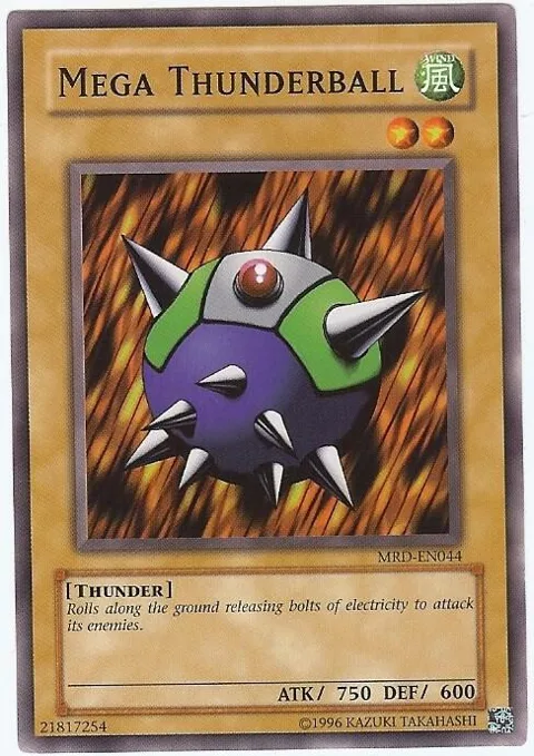 Mega Thunderball MRD-EN044 Yu-Gi-Oh card from Metal Raiders (Worldwide English)