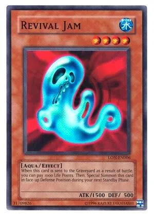Revival Jam LON-EN006 Yu-Gi-Oh card from Labyrinth of Nightmare (Worldwide English)