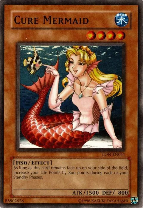Cure Mermaid LON-EN041 Yu-Gi-Oh card from Labyrinth of Nightmare (Worldwide English)