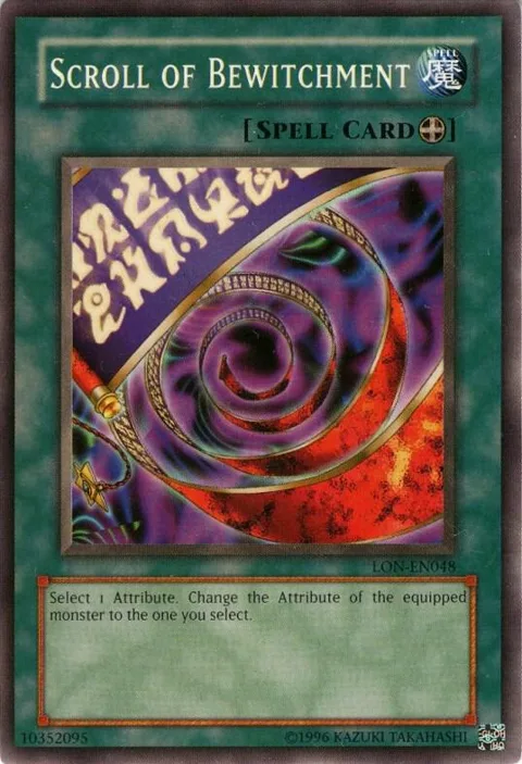 Scroll of Bewitchment LON-EN048 Yu-Gi-Oh card from Labyrinth of Nightmare (Worldwide English)
