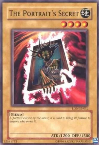 The Portrait's Secret LON-EN052 Yu-Gi-Oh card from Labyrinth of Nightmare (Worldwide English)