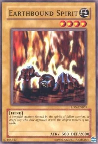 Earthbound Spirit LON-EN055 Yu-Gi-Oh card from Labyrinth of Nightmare (Worldwide English)