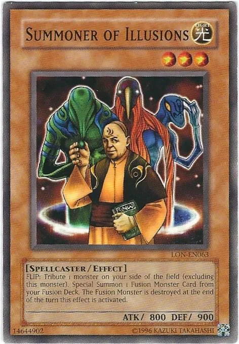 Summoner of Illusions LON-EN063 Yu-Gi-Oh card from Labyrinth of Nightmare (Worldwide English)