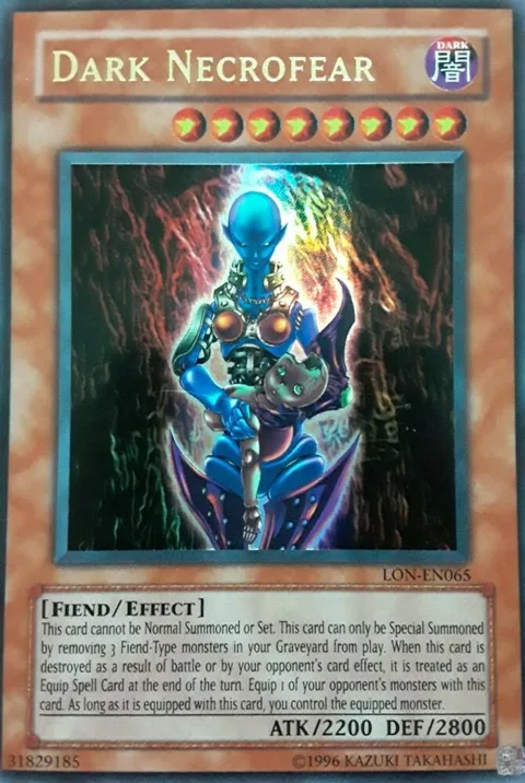 Dark Necrofear LON-EN065 Yu-Gi-Oh card from Labyrinth of Nightmare (Worldwide English)