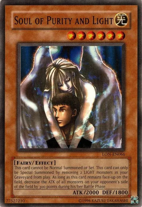 Soul of Purity and Light LON-EN066 Yu-Gi-Oh card from Labyrinth of Nightmare (Worldwide English)