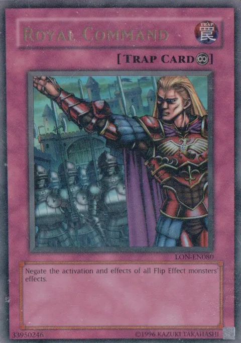 Royal Command LON-EN080 Yu-Gi-Oh card from Labyrinth of Nightmare (Worldwide English)