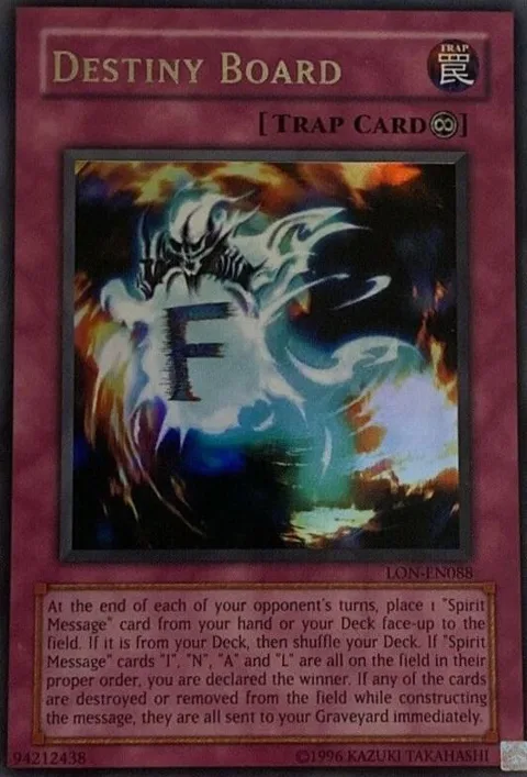 Destiny Board LON-EN088 Yu-Gi-Oh card from Labyrinth of Nightmare (Worldwide English)