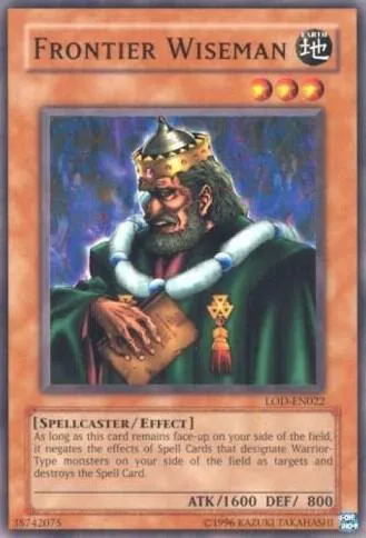 Frontier Wiseman LOD-EN022 Yu-Gi-Oh card from Legacy of Darkness (Worldwide English)