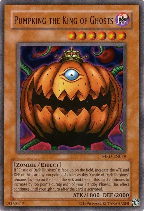 Pumpking the King of Ghosts MRD-EN079 Yu-Gi-Oh card from Metal Raiders (Worldwide English)