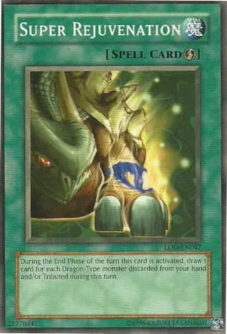Super Rejuvenation LOD-EN047 Yu-Gi-Oh card from Legacy of Darkness (Worldwide English)