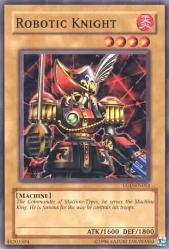 Robotic Knight LOD-EN051 Yu-Gi-Oh card from Legacy of Darkness (Worldwide English)