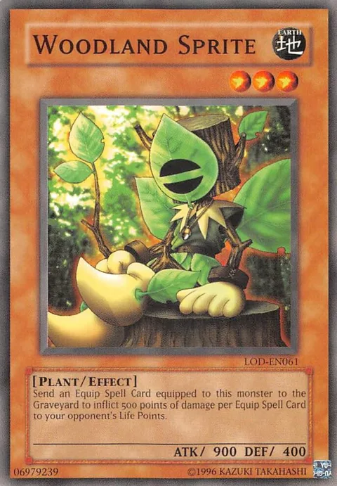 Woodland Sprite LOD-EN061 Yu-Gi-Oh card from Legacy of Darkness (Worldwide English)
