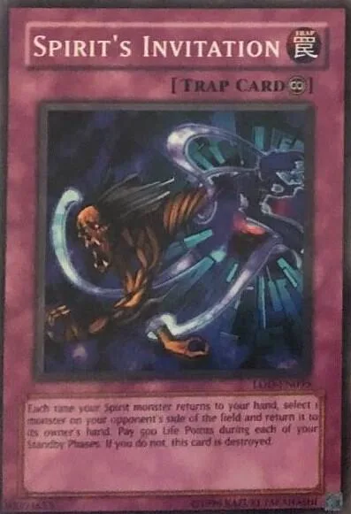 Spirit's Invitation LOD-EN095 Yu-Gi-Oh card from Legacy of Darkness (Worldwide English)