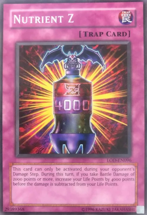 Nutrient Z LOD-EN096 Yu-Gi-Oh card from Legacy of Darkness (Worldwide English)