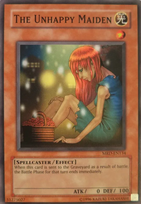 The Unhappy Maiden MRD-EN134 Yu-Gi-Oh card from Metal Raiders (Worldwide English)