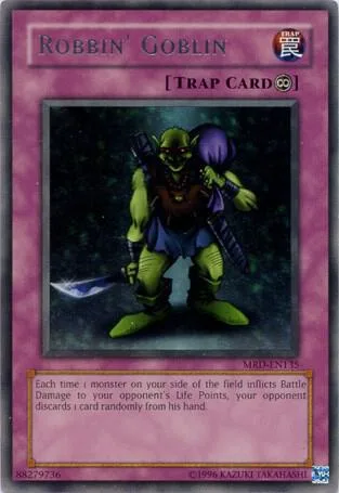 Robbin' Goblin MRD-EN135 MRD-EN Unlimited Rare Yu-Gi-Oh card from Metal Raiders (Worldwide English)