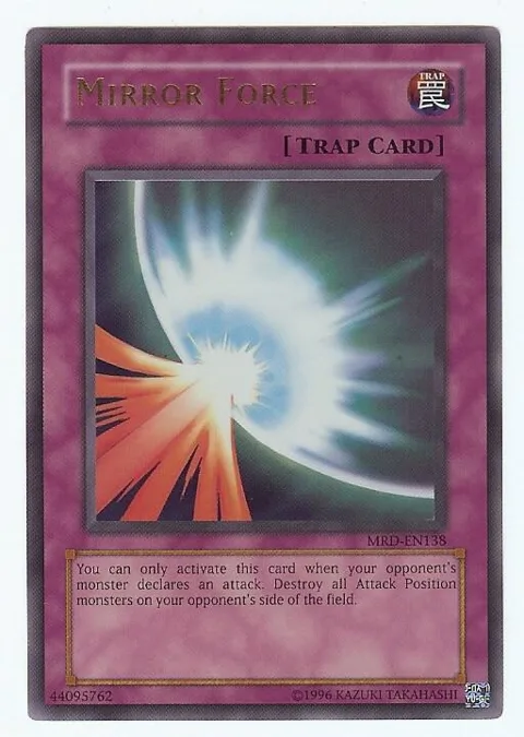 Mirror Force MRD-EN138 MRD-EN Unlimited Ultra Rare Yu-Gi-Oh card from Metal Raiders (Worldwide English)