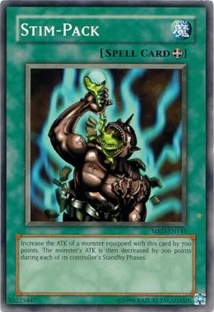 Stim-Pack MRD-EN141 Yu-Gi-Oh card from Metal Raiders (Worldwide English)