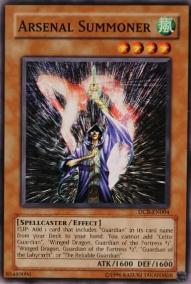 Arsenal Summoner DCR-EN004 Yu-Gi-Oh card from Dark Crisis (Worldwide English)