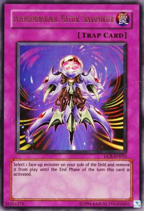 Interdimensional Matter Transporter DCR-EN052 DCR-EN Unlimited Ultra Rare Yu-Gi-Oh card from Dark Crisis (Worldwide English)