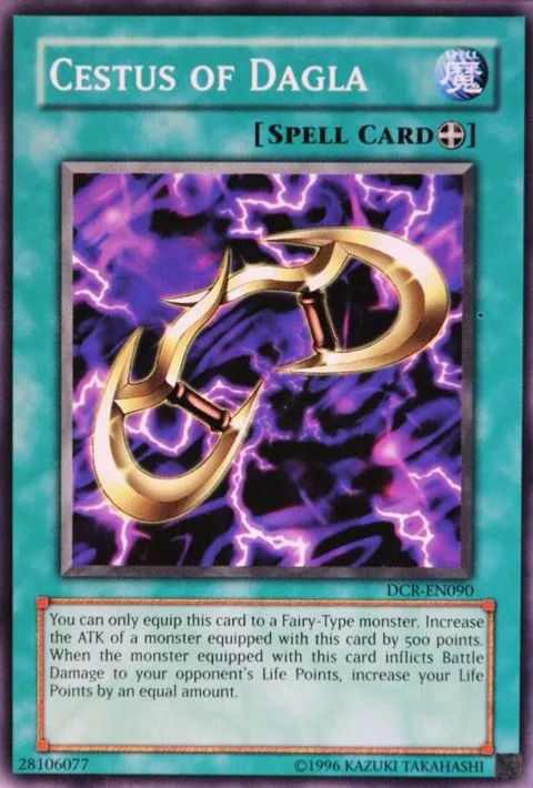 Cestus of Dagla DCR-EN090 Yu-Gi-Oh card from Dark Crisis (Worldwide English)