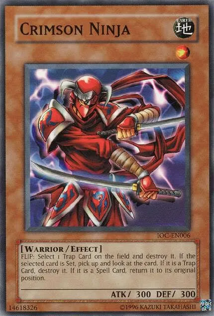 Crimson Ninja IOC-EN006 Yu-Gi-Oh card from Invasion of Chaos (Worldwide English)