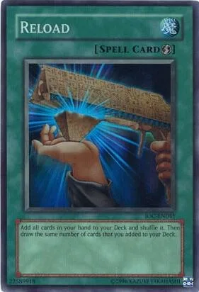 Reload IOC-EN045 IOC-EN Unlimited Super Rare Yu-Gi-Oh card from Invasion of Chaos (Worldwide English)