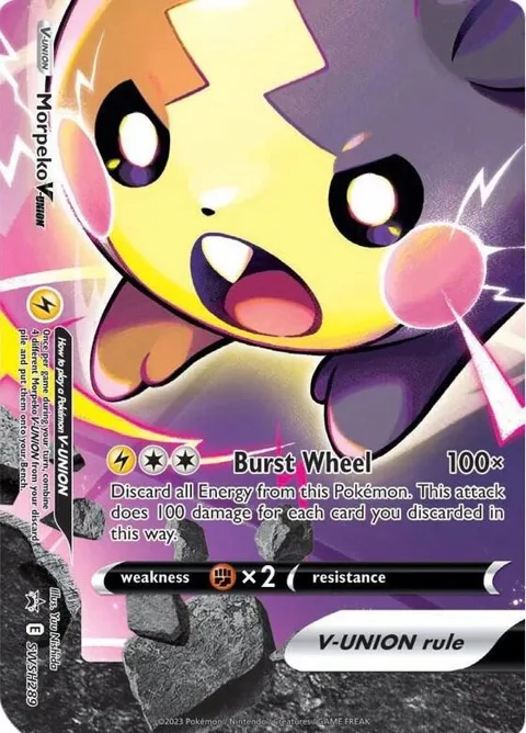 Morpeko V-Union #SWSH289 Holofoil Pokémon card from Sword & Shield Promo Cards