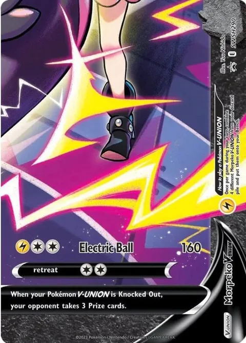 Morpeko V-Union #SWSH290 Holofoil Pokémon card from Sword & Shield Promo Cards