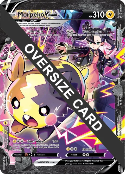 Morpeko V-Union SWSH287-290 #SWSH290 Holofoil Pokémon card from Jumbo Cards