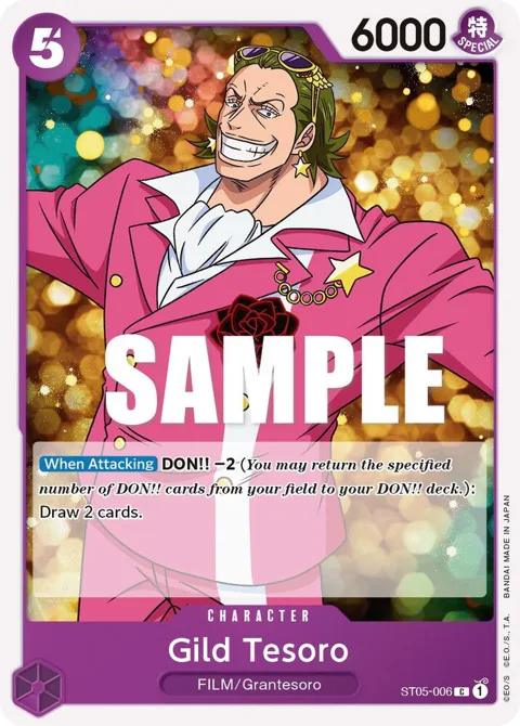 Gild Tesoro ST05-006 One Piece card from Starter Deck 5: Film Edition