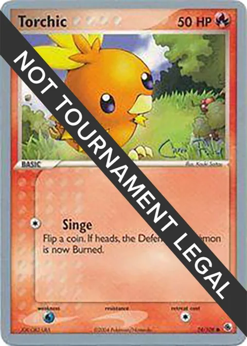 Torchic - 2004 Chris Fulop #74/109 Pokémon card from World Championship Decks