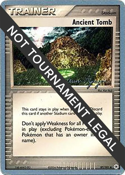 Ancient Tomb - 2004 Kevin Nguyen #87/101 Pokémon card from World Championship Decks