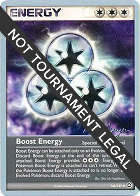Boost Energy - 2004 Kevin Nguyen #145/147 Pokémon card from World Championship Decks