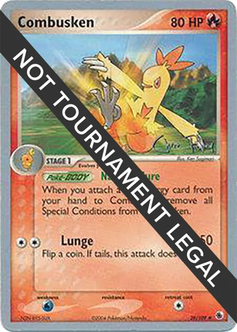 Combusken - 2004 Chris Fulop #28/109 Pokémon card from World Championship Decks