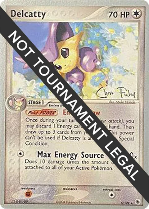 Delcatty - 2004 Chris Fulop #5/109 Pokémon card from World Championship Decks