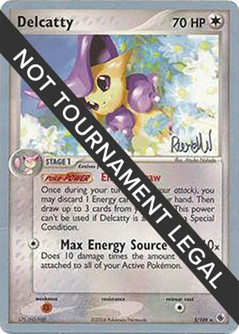 Delcatty - 2004 Reed Weichler #5/109 Pokémon card from World Championship Decks